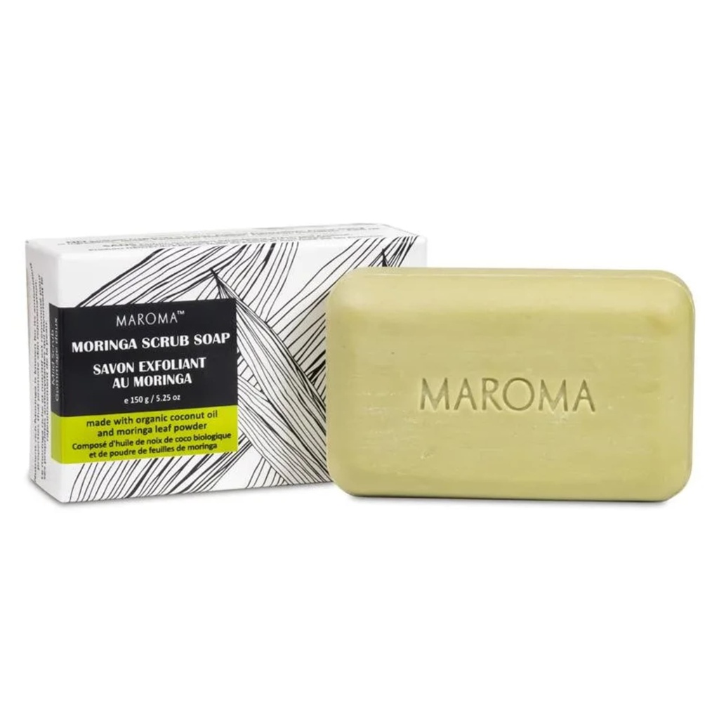 Maroma Savon exfoliant au moringa Comm. équitable