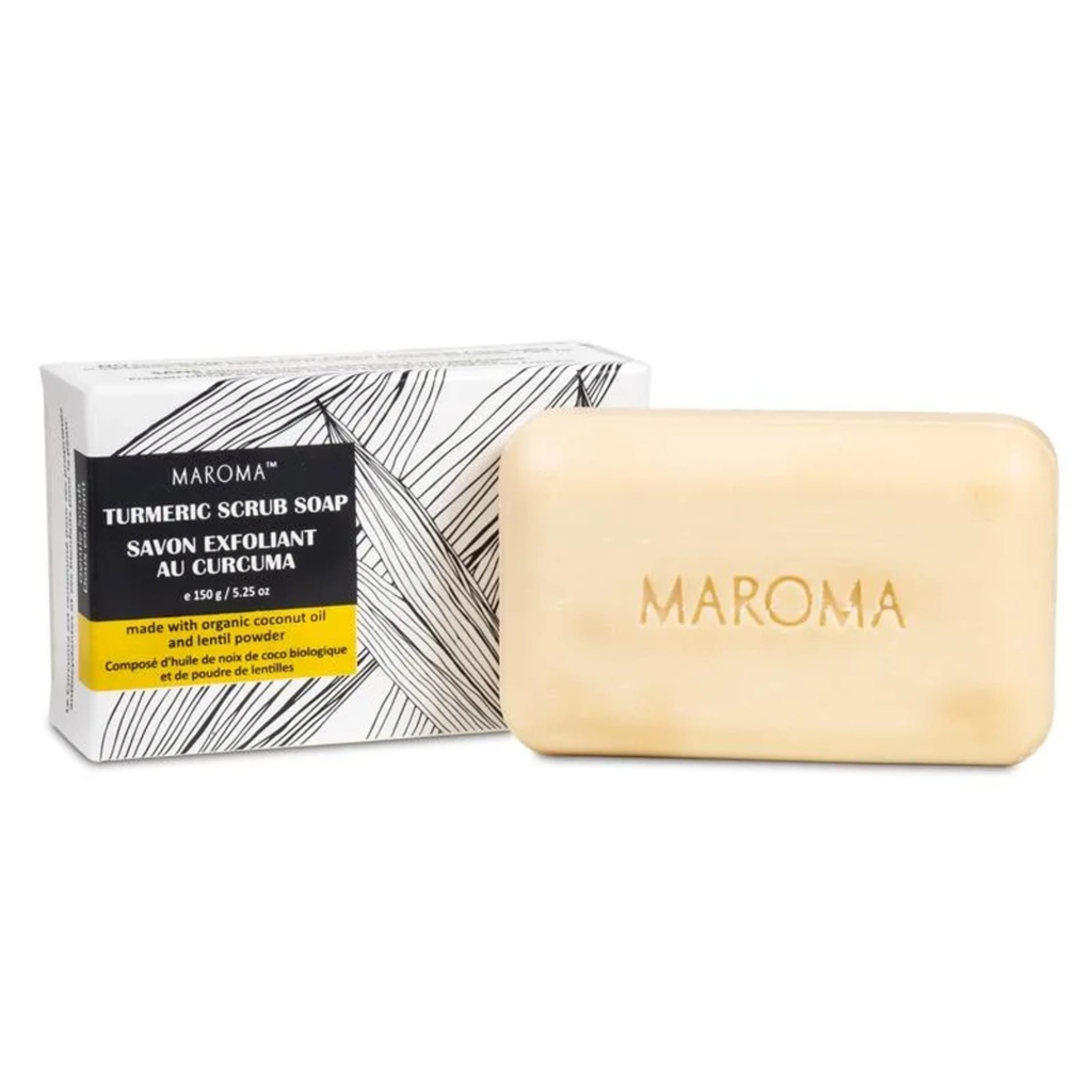 Maroma Savon exfoliant au curcuma Comm. équitable