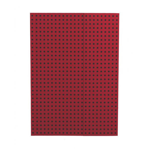 Paper-Oh - Rouge sur Noir - A4 - Ligné