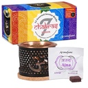 SET échantillons Aromafume Chakra:Diffuseur+briques d'encens |180 g