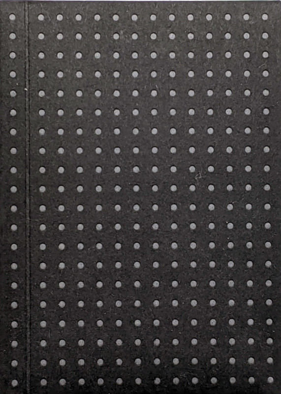 Paper-Oh - Noir sur Gris - A7 - Non ligné