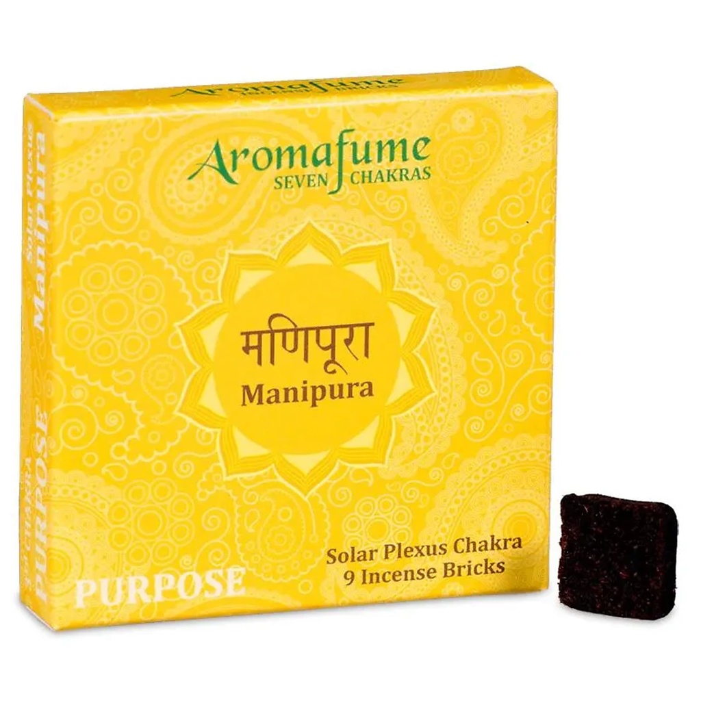 Aromafume briques déncens Chakra 3°chakra| 40 g