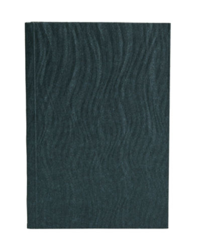 Paper-Oh - Bleu sur Gris - A7 - Non ligné