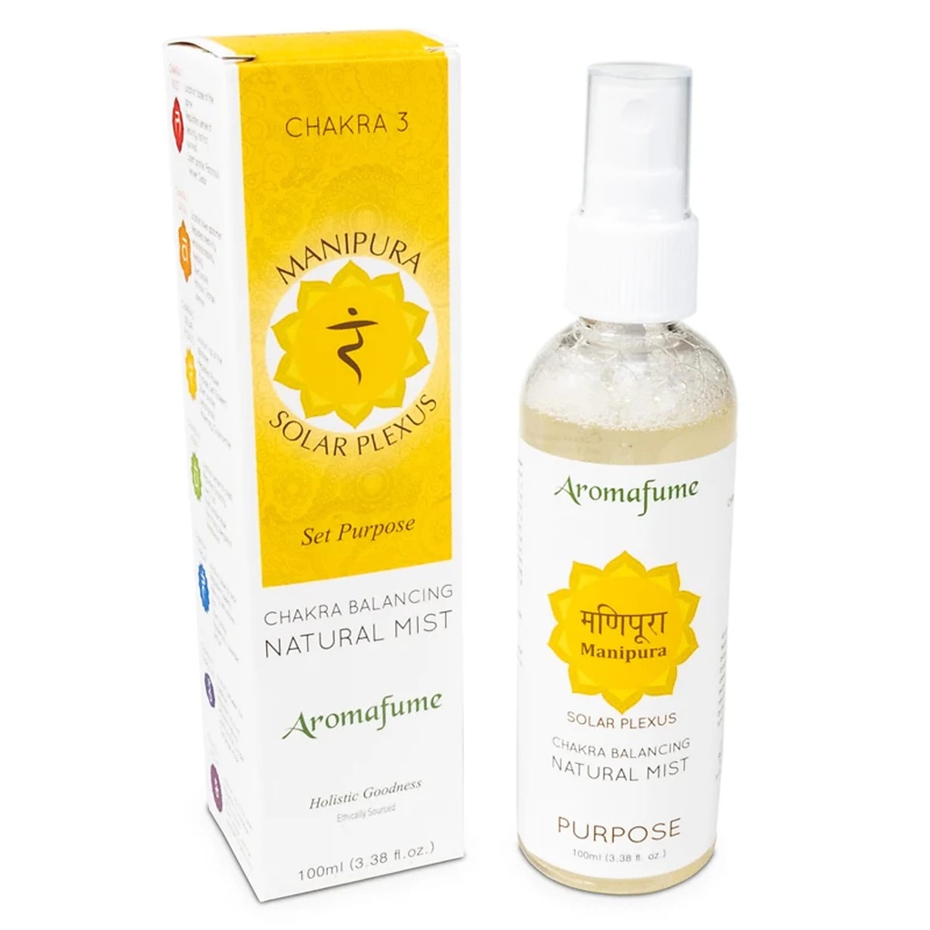 Désodorisant Spray Manipura 3ème chakra Aromafume | 100 ml