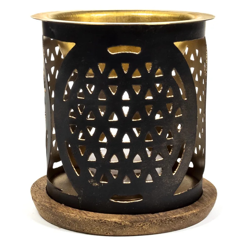 Aromafume Brûleur d'encens Fleur de Vie | 8x9cm; 120g
