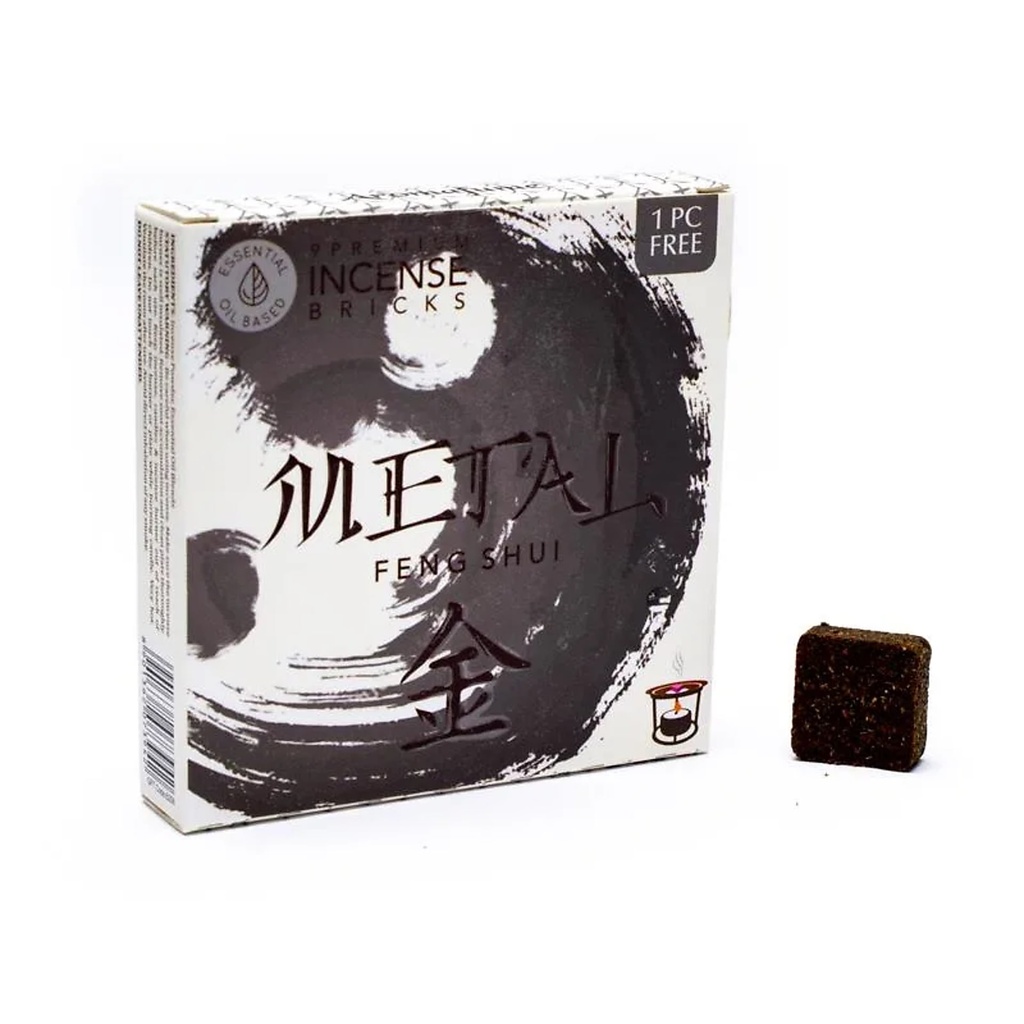 Aromafume Briques déncens Feng Shui Metal | 40 g