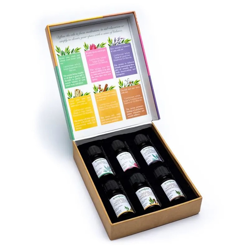 Mélanges huiles essentielles Sauge blanche | 6x10ml