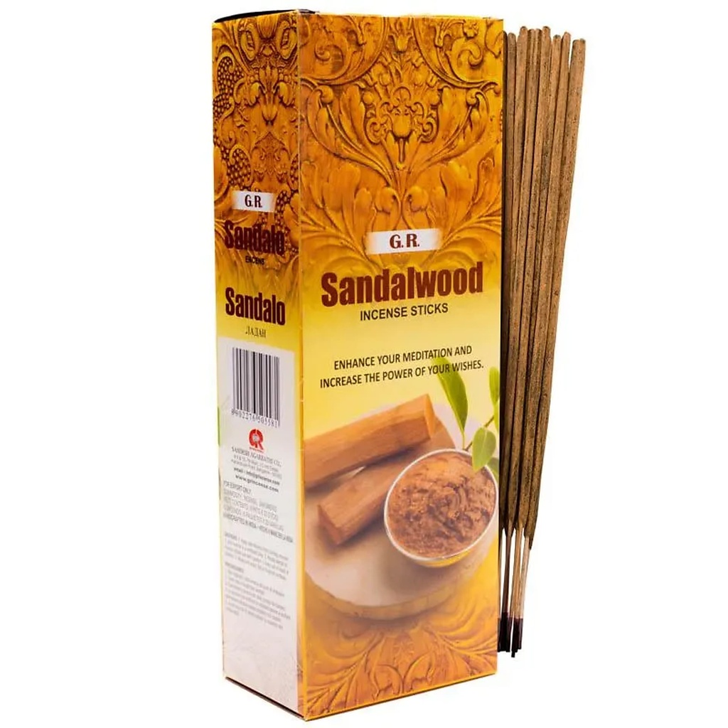 Encens Sandalwood en boite hexagonale | 20 g