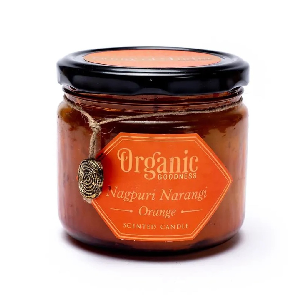 [8903833901396] Organic Goodness Bougie en cire d’Orange | 200 g