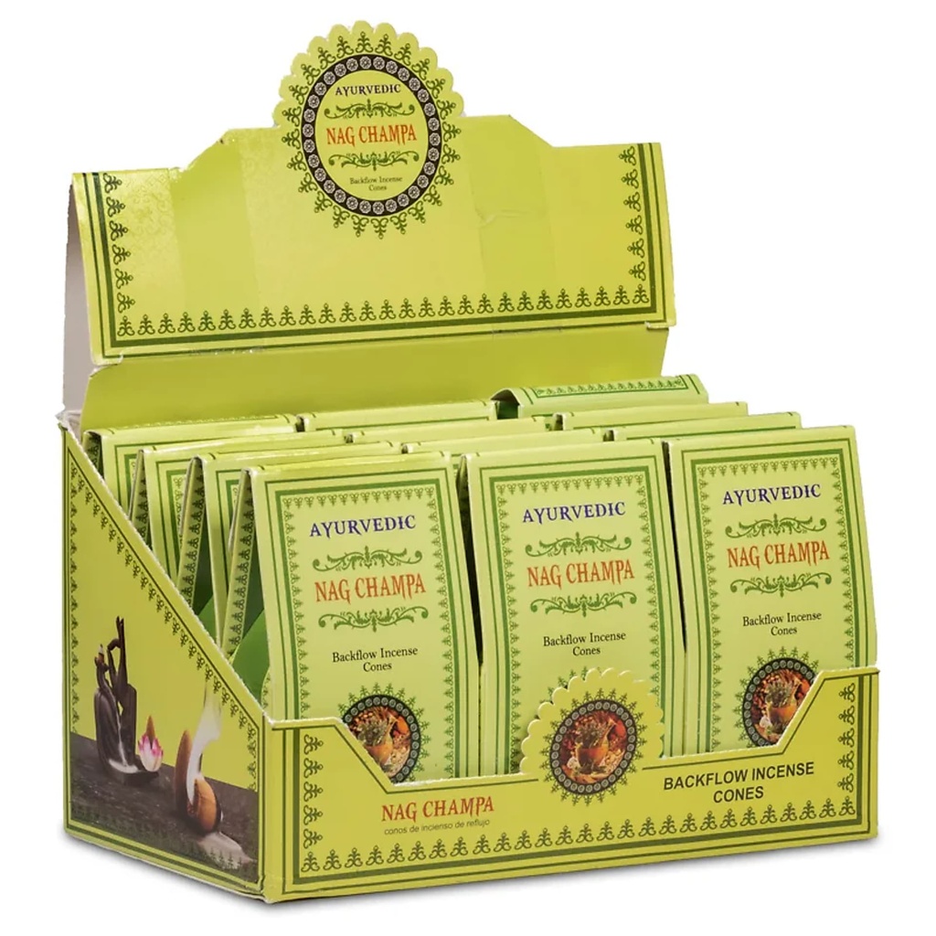 Cônes déncens à refoulement Ayurvedique Nag Champa | 30 g