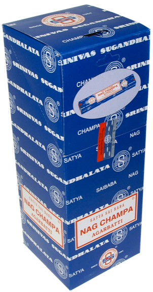 Encens Satya Nag Champa classique en bâtonnets -- 10 g