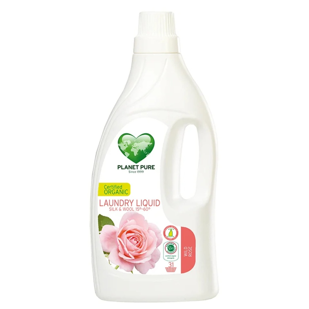 Détergent liquide soie/laine Rose sauvage -- 1500 ml