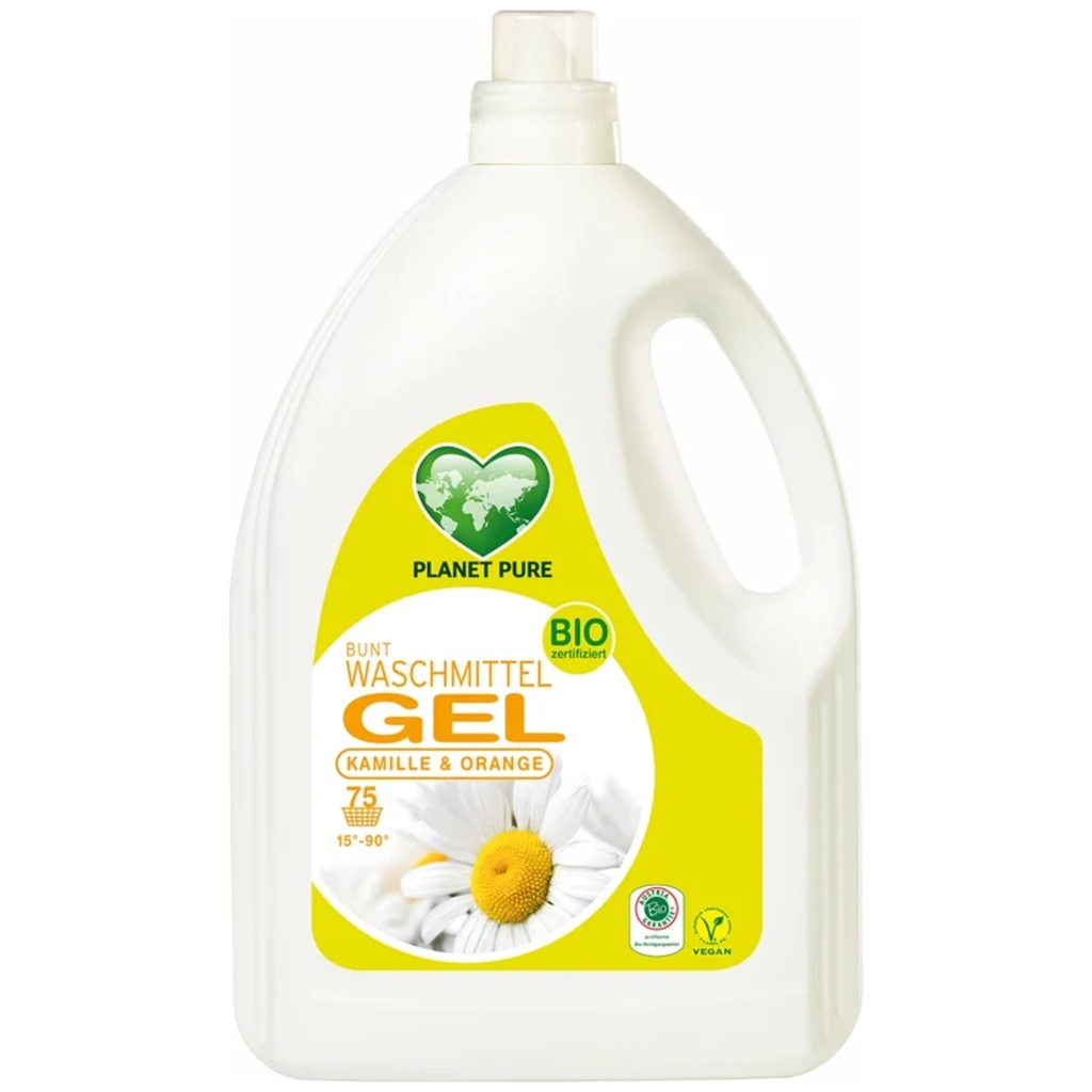 Détergent liquide noir/couleur Camomille/orange -- 3000 ml