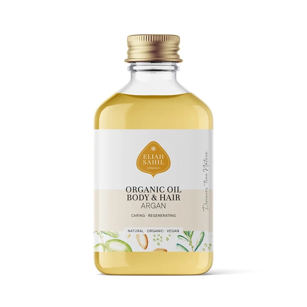 Huile Corps & Cheveux Argan bio Eliah Sahil -- 100 ml