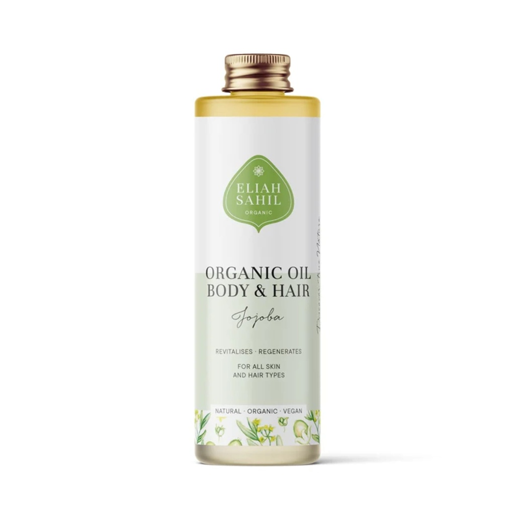 Huile Corps & Cheveux Jojoba bio Eliah Sahil -- 100 ml