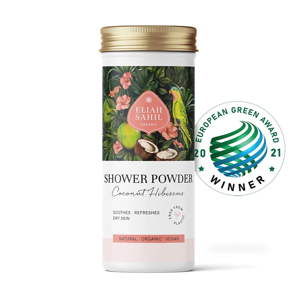 Poudre de Douche Bio Coco Hibiscus Eliah Sahil | 90 g