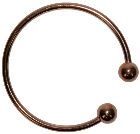 Bracelet cuivre avec Aimants 3 mm Forme jonc rond