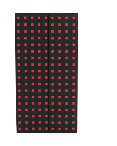 Paper-Oh - Noir sur Rouge - B6.5 - Ligné
