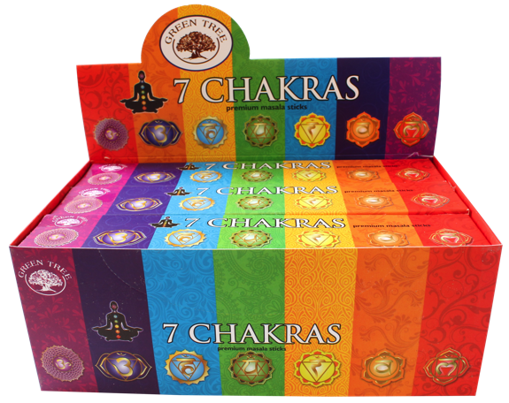 Encens Green Tree 7 Chakras - 15 grs