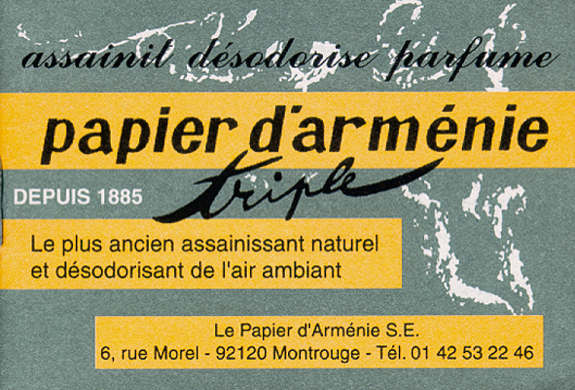 Papier d'Arménie - Carnet Tradition