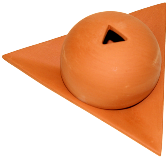 Brûleur pour papier d'Arménie - Terre cuite