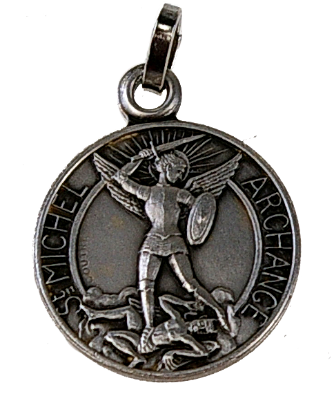 Médaille St Michel - Métal Argenté