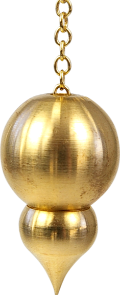 Pendule Témoin en Laiton Indira