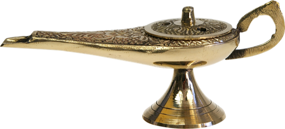 Brûle-encens aladdin - lampe