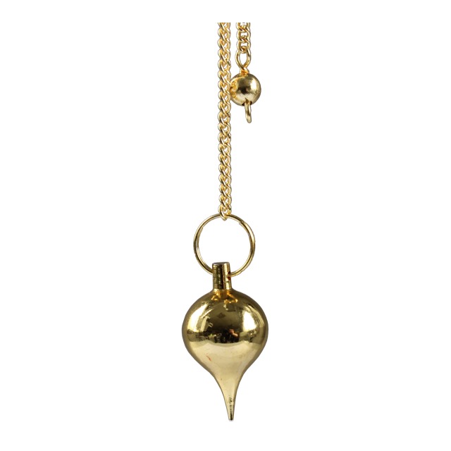 [3660341051849] Pendule Goutte Métal Doré - 20 Gr
