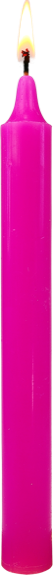 Bougie Teintée Masse - Coloris Rose Vif