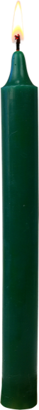 Bougie Teintée Masse - Coloris Vert Sapin
