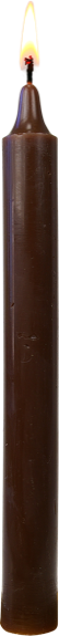 Bougie Teintée Masse - Coloris Marron