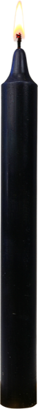 Bougie Teintée Masse - Coloris Noir