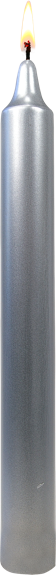 Bougie Teintée - Coloris Argent