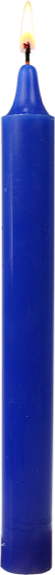 Bougie Teintée Masse - Coloris Bleu Marine