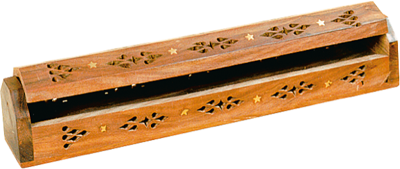 Boite pour encens. Ouvragée 'grille' avec réserve