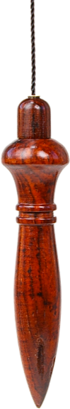 Pendule Égyptien Acajou Plombé - 18 Gr