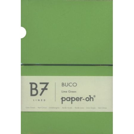 Paper-Oh - Vert Citron - B7 - Ligné