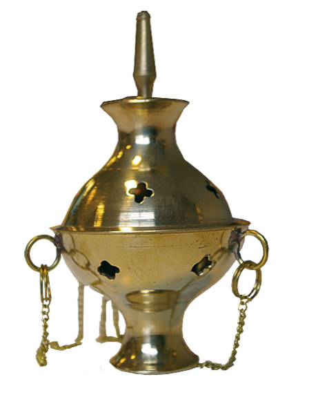 Encensoir d'église laiton