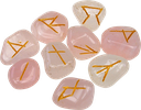 Runes en Quartz Rose