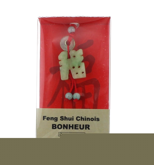 Porte-bonheur Feng-shui Jade Bonheur et Chance