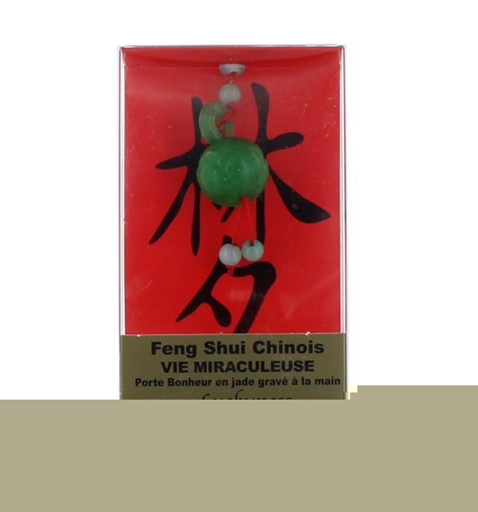 Porte-bonheur Feng-shui Jade Vie miraculeuse
