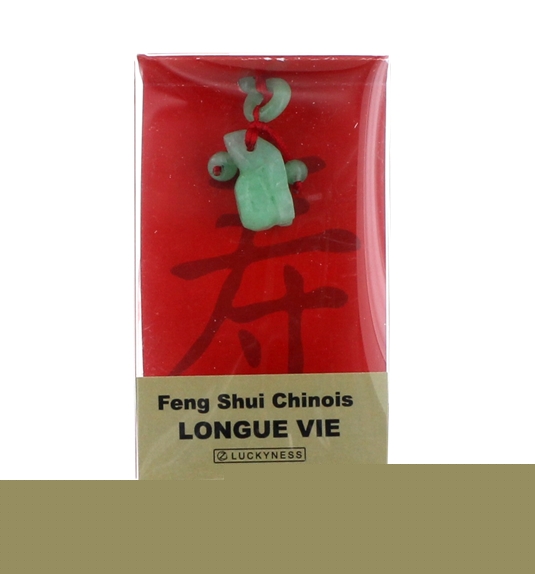 Porte-bonheur Feng-shui Jade Longue vie