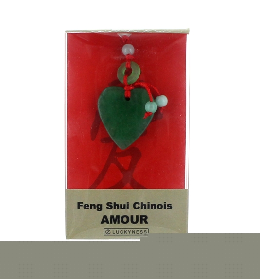 Porte-bonheur Feng-shui Jade Amour