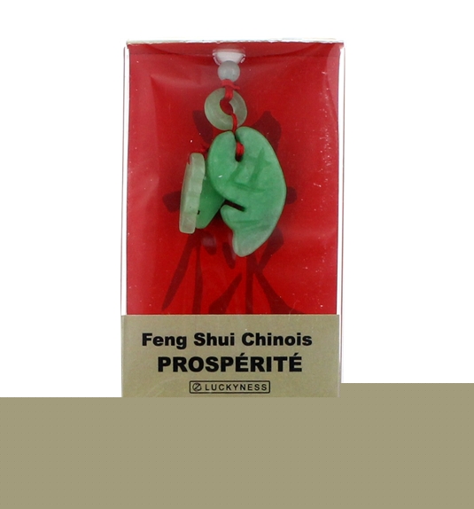 Porte-bonheur Feng-shui Jade Prospérité