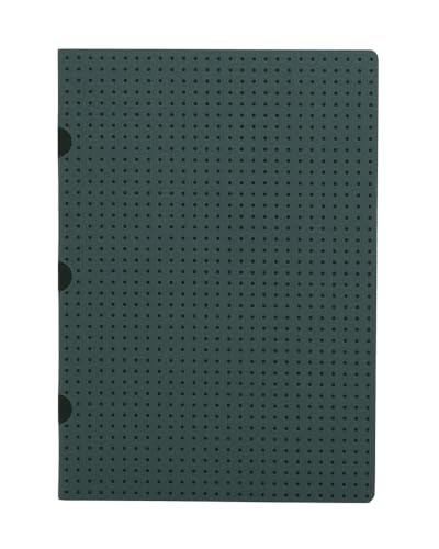 Paper-Oh - Gris sur Noir / Gris sur Noir - A5 - Ligné