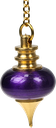 Pendule Mélissium Violet