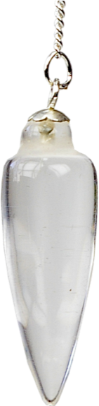 Pendule Toupie en Cristal de Roche