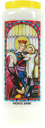 Neuvaine vitrail : Sainte Anne