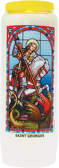 Neuvaine vitrail : Saint Georges